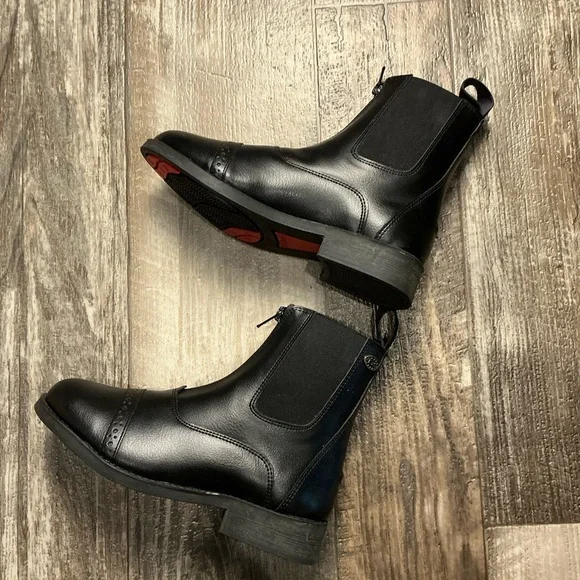 Stylish Black Kids Rain Boots Size 3 - Picture 4 of 12